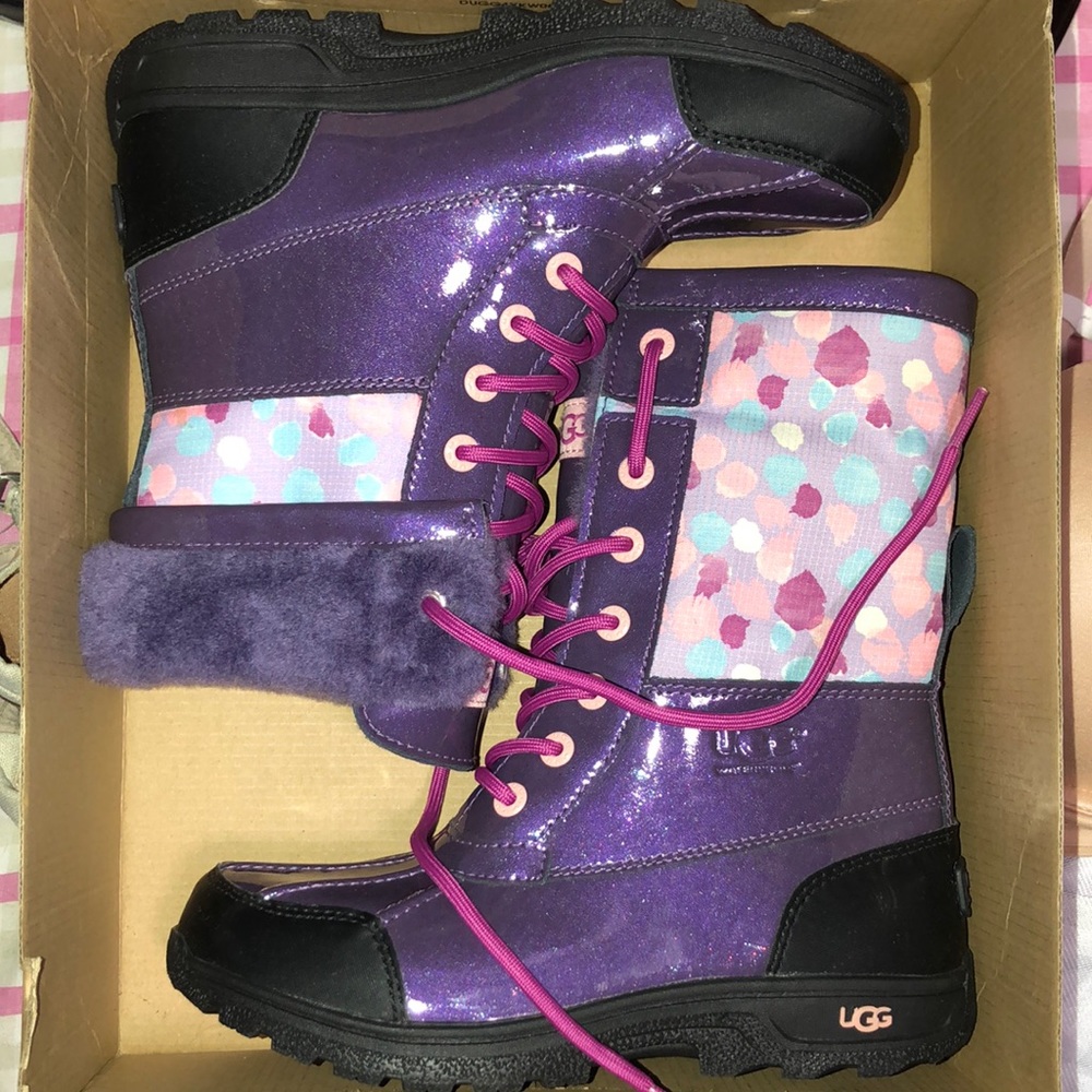 UGG Kids Purple Boots